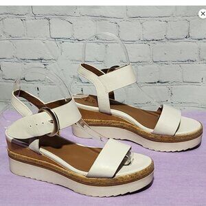 Naturalizer Women's 27 Edit Phyllis Leather Wedge Sandals